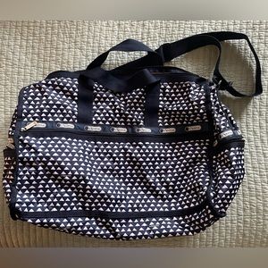 Navy Blue Medium Weekender Bag by LeSportSac